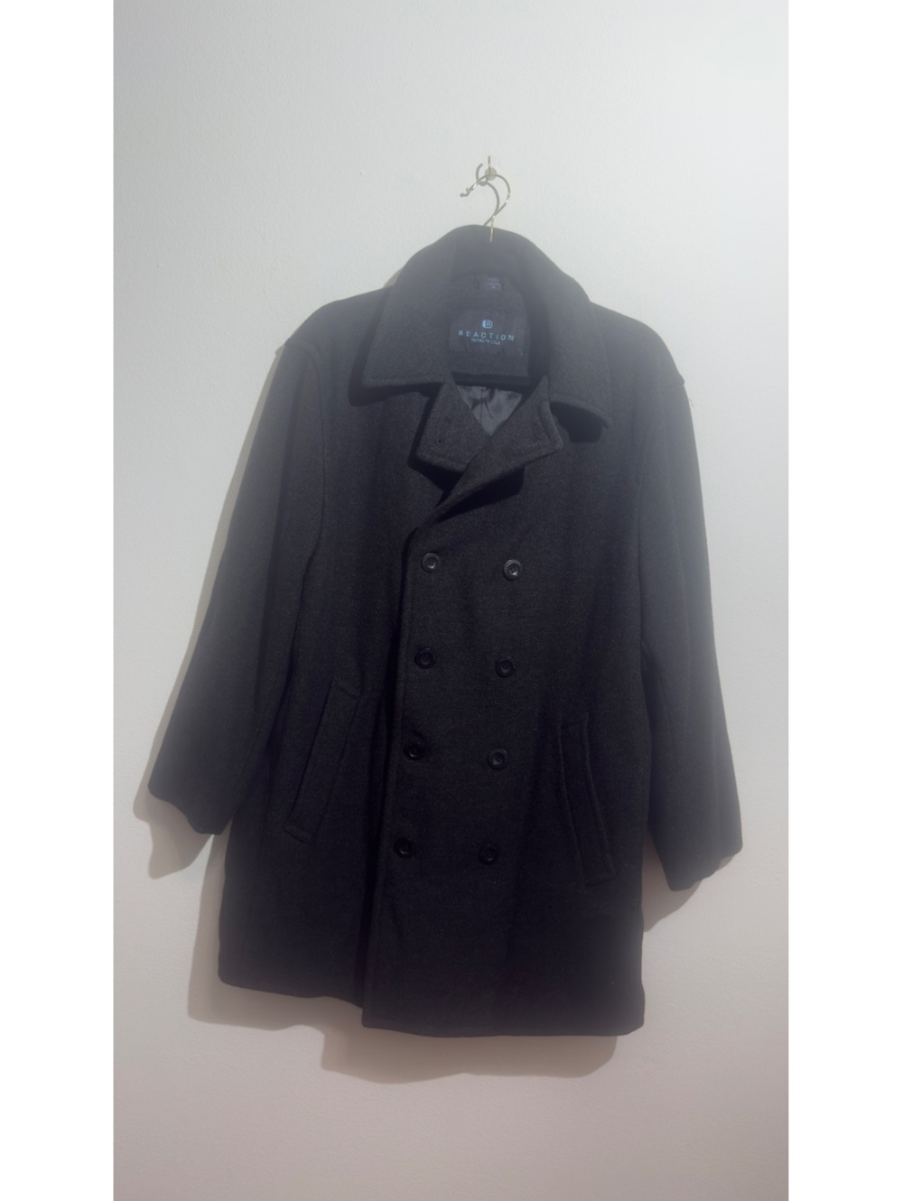 London Fog Men’s Trench Coat Black Size M Classic Towne Collection